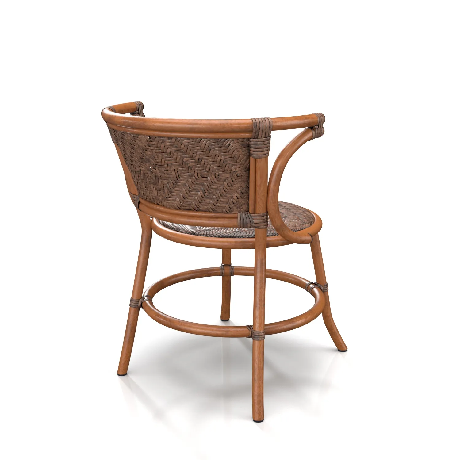 Haskett 2 Person Oval Outdoor Dining chair PBR 3D Model_06
